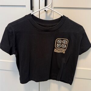 Summer Sessions Cropped Tee - Small
